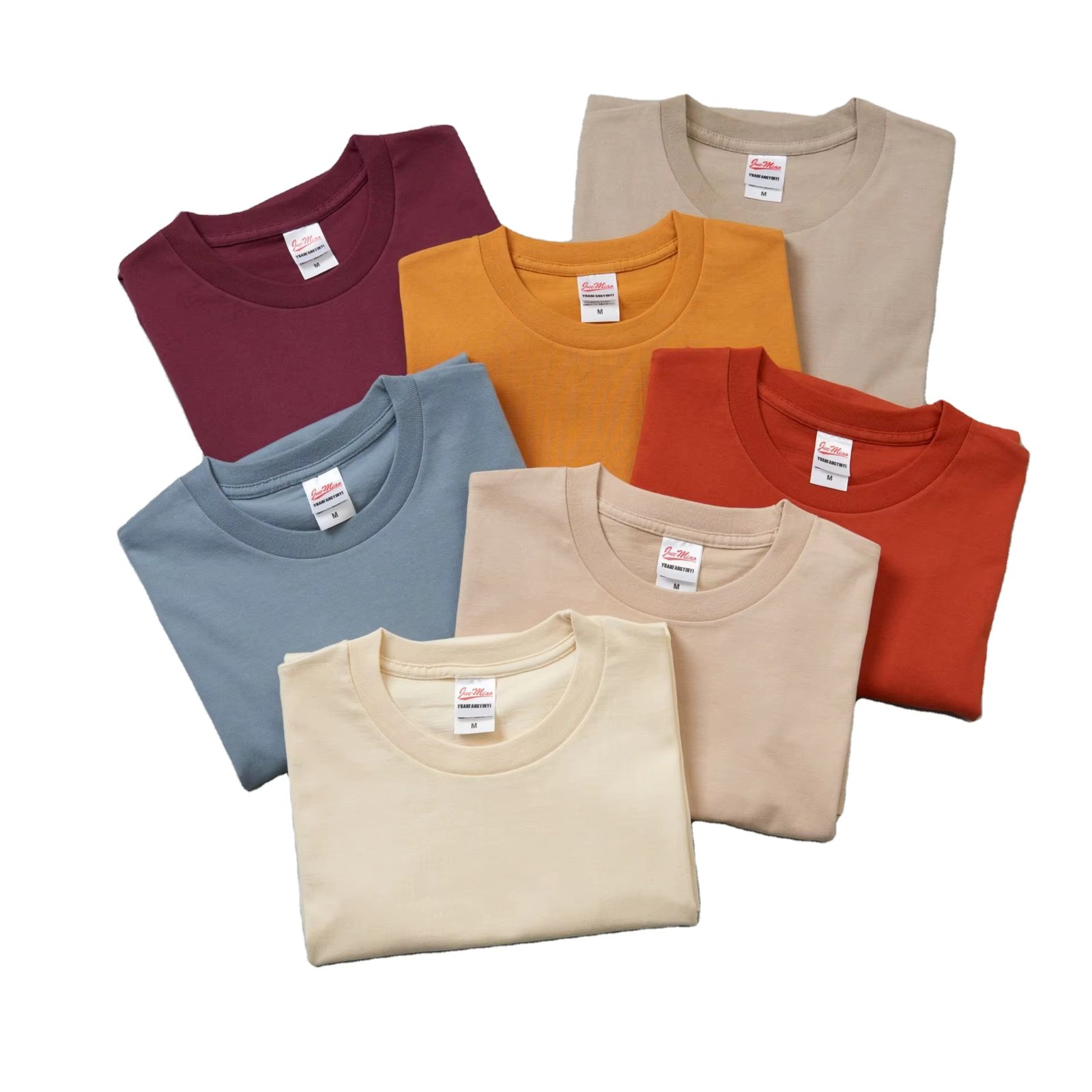 2021 New 230 Gsm 100% Cotton Print Crew Neck Short-Sleeve T-Shirt Unisex product image