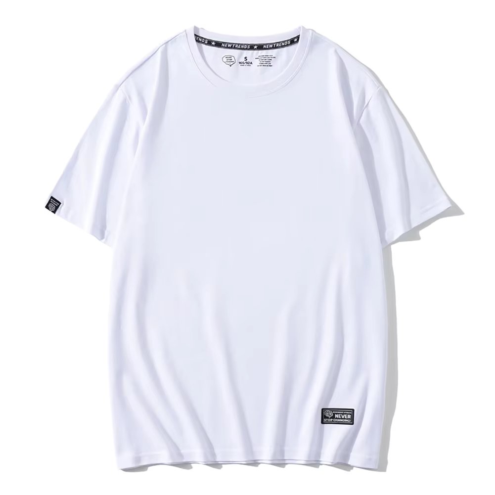 Wholesale Cotton T-Shirt Custom Casual Men's Gym Training Short-Sleeve T-Shirt product image
