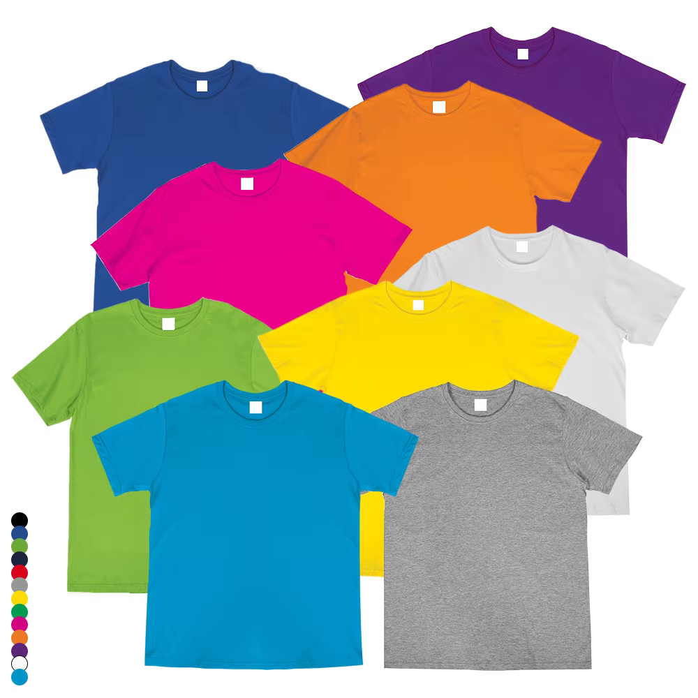 T-Shirt 180 GSM 100% Cotton DTG Print Embroidery Premium T-Shirt product image