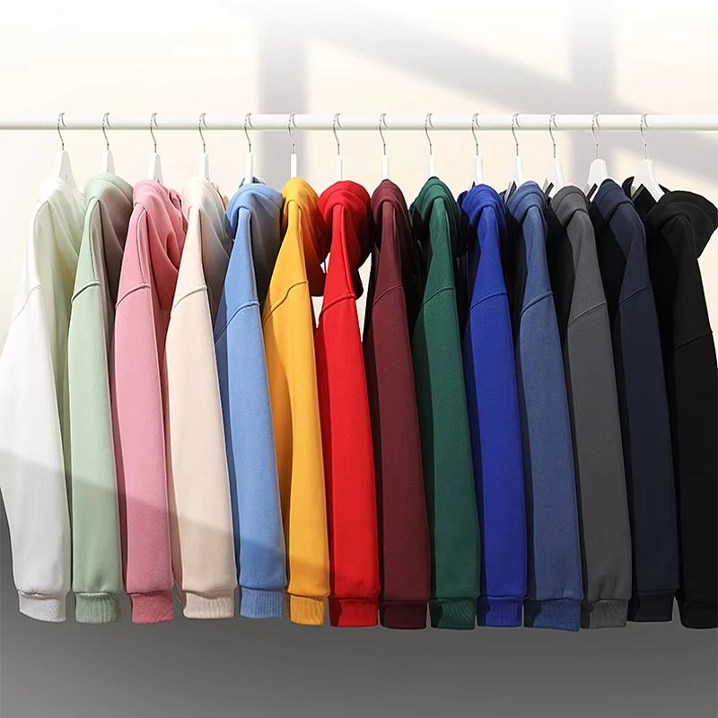 Custom Men's Hoodie Premium 95% Cotton 5% Spandex Black product image
