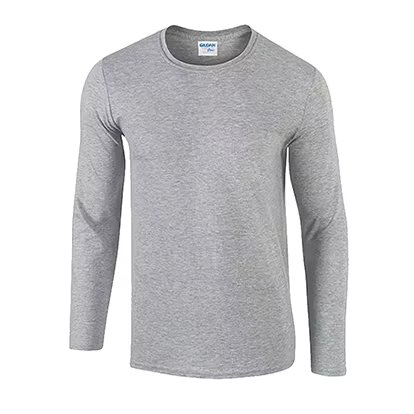 Premium Cotton Men's Long-Sleeve T-Shirt， Custom ， Casual product image