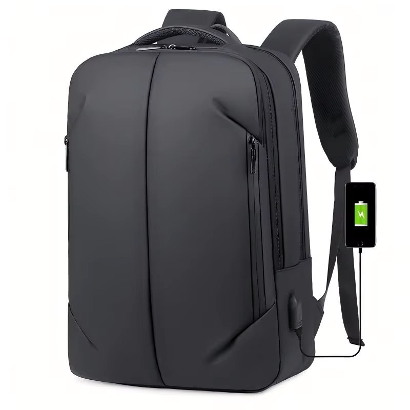 Water-Resistant PU Notebook Backpack， 、 、 、 Travel - Custom Color Size product image