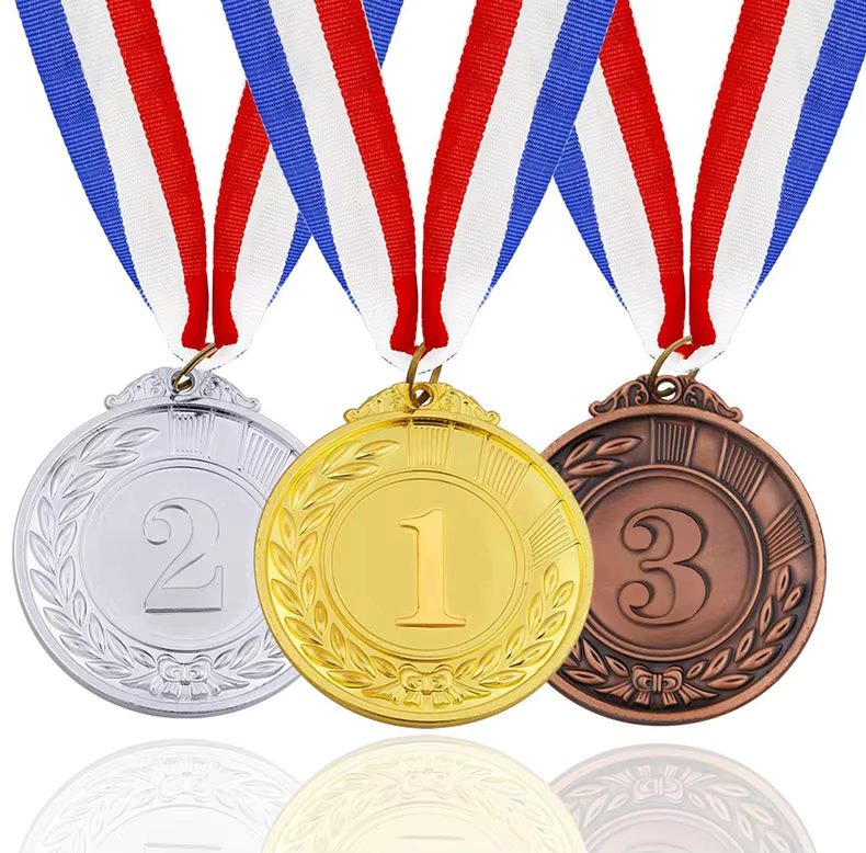 Custom Sublimation Blank Race Medal Badge Design Run Soccer Football Swimming Taekwondo Coins Sports Trophy Cheap Medal product image