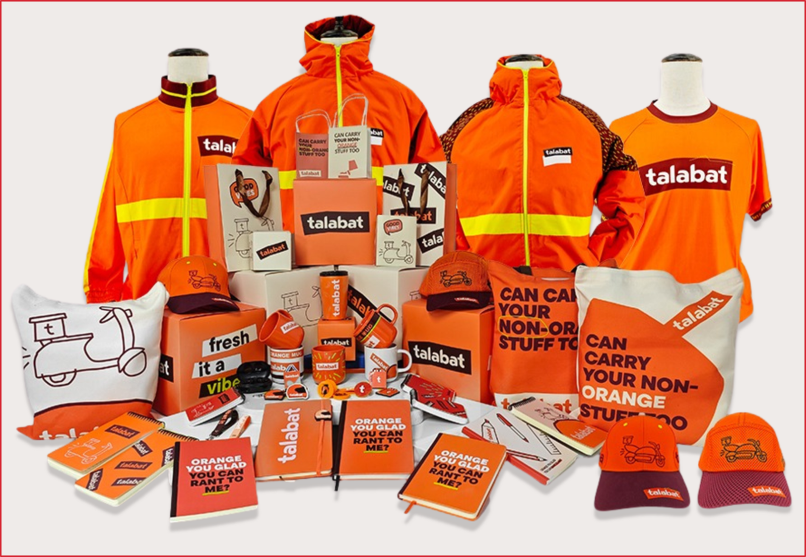 Coordinated branded event and team merchandise collection
