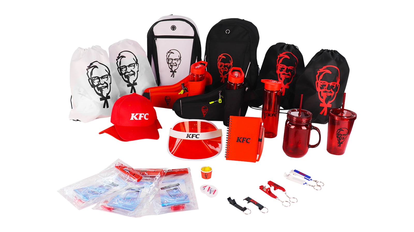 KFC Retail campaign merchandise kits