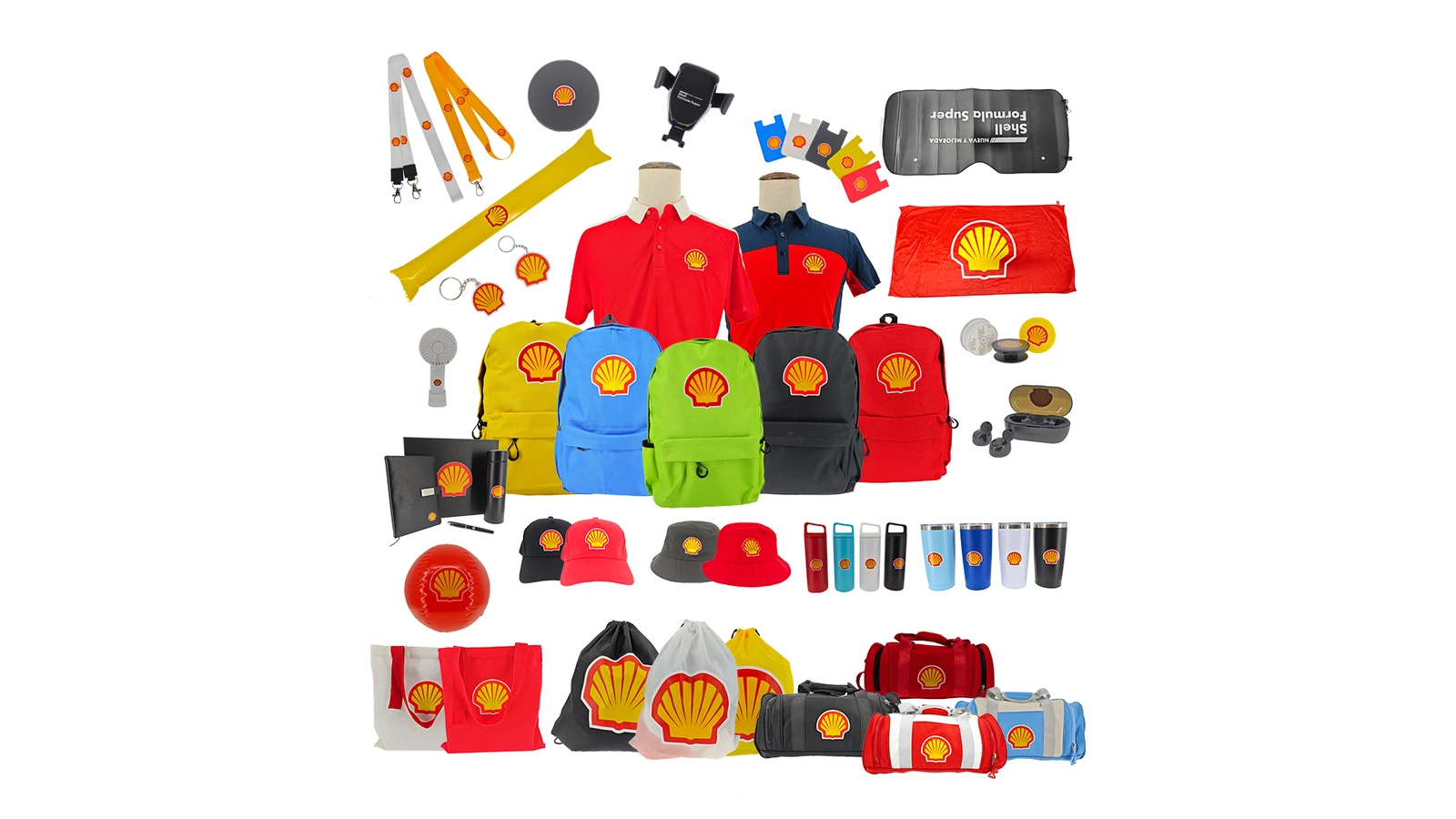 Shell Staff and promotional merchandise